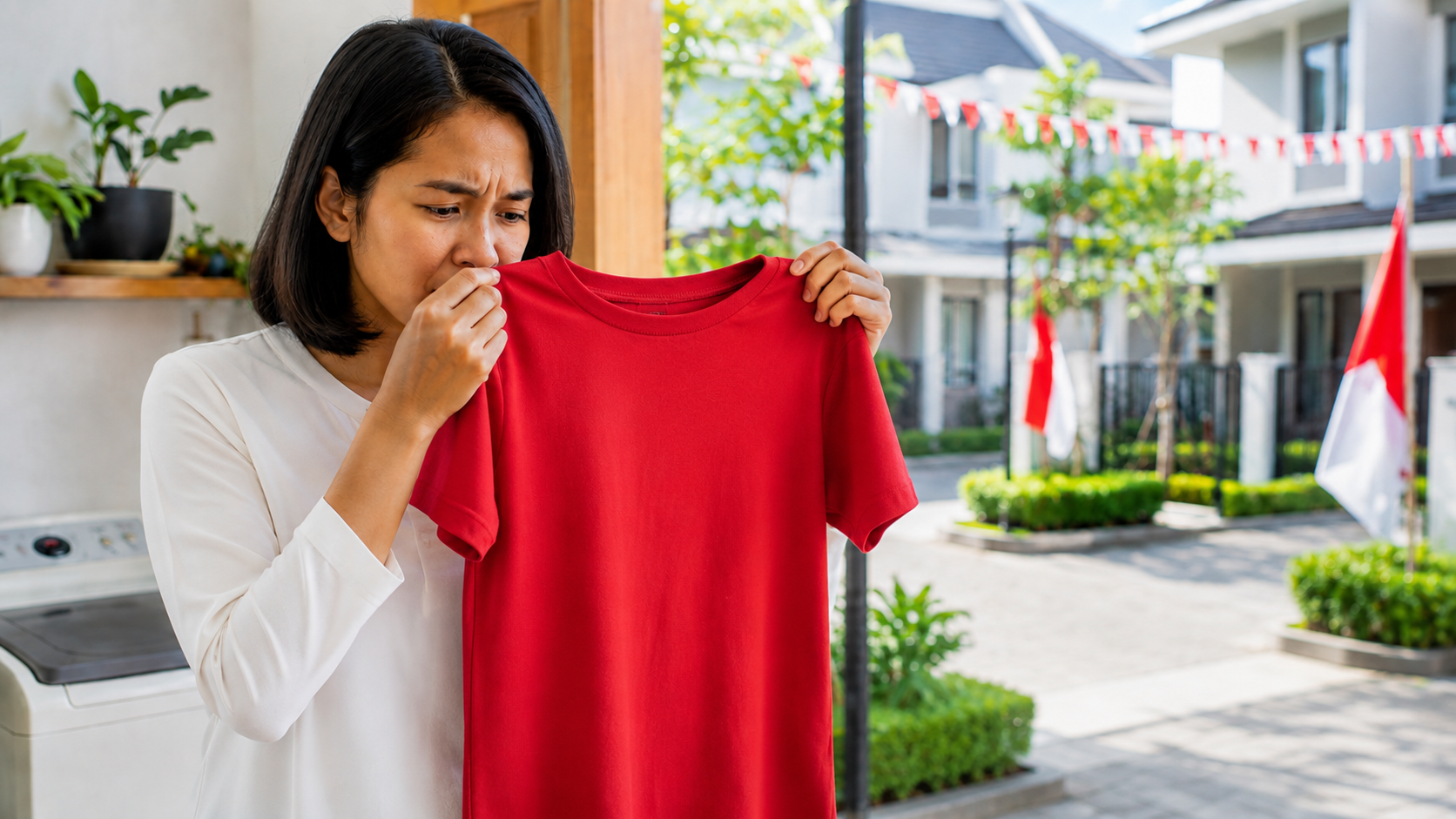Bau Baju Tidak Kering Bikin Gak Pede Ikut Lomba 17-an? Ini Cara Menghilangkannya