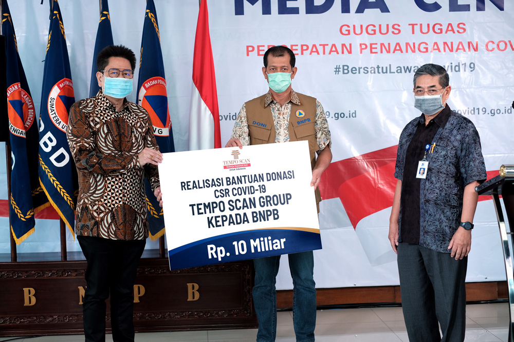 Tempo Scan Group (TSG) CSR COVID-19 – BNPB DONATION