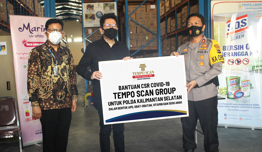 Tempo Scan Bantu Percepatan Penanganan COVID-19 di Kalimantan