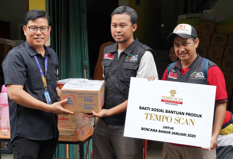 Tempo Scan Group ‘Terjun’ Bantu Korban Banjir Jakarta 2020