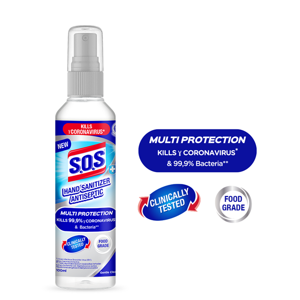 SOS Hand Sanitizer Antiseptic