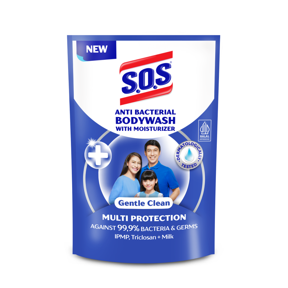 SOS Antibacterial Body Wash - Gentle Clean