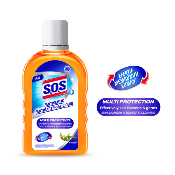 SOS Antiseptic Antibacterial Liquid