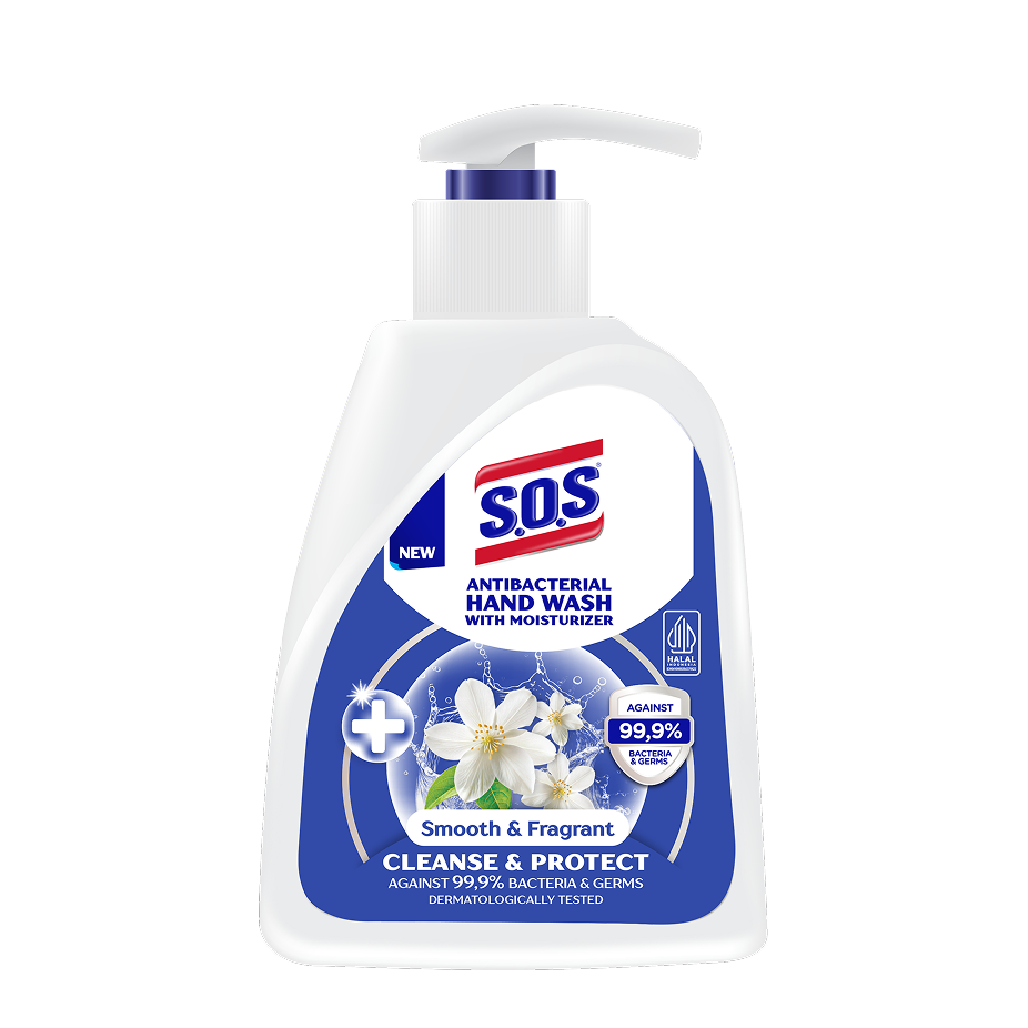 SOS Antibacterial Handwash – Smooth & Fragrant