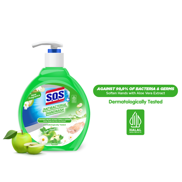 SOS Antibacterial Handwash – Apple Floral
