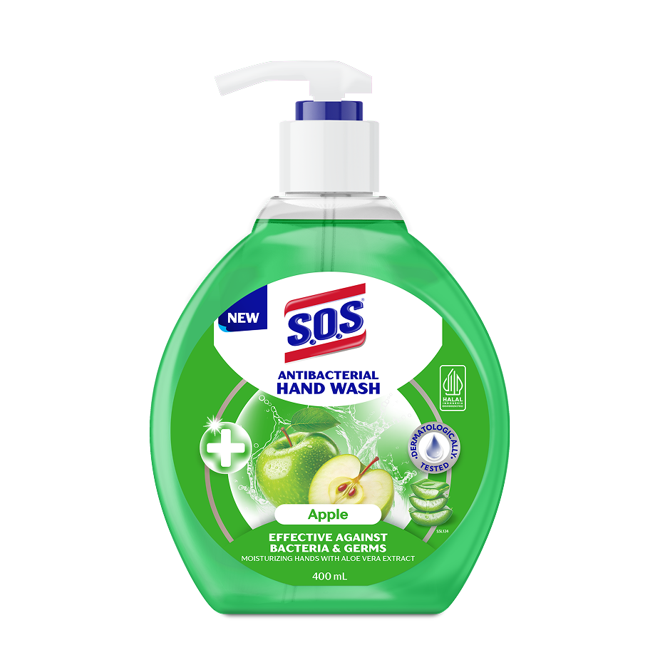 SOS Antibacterial Handwash – Apple
