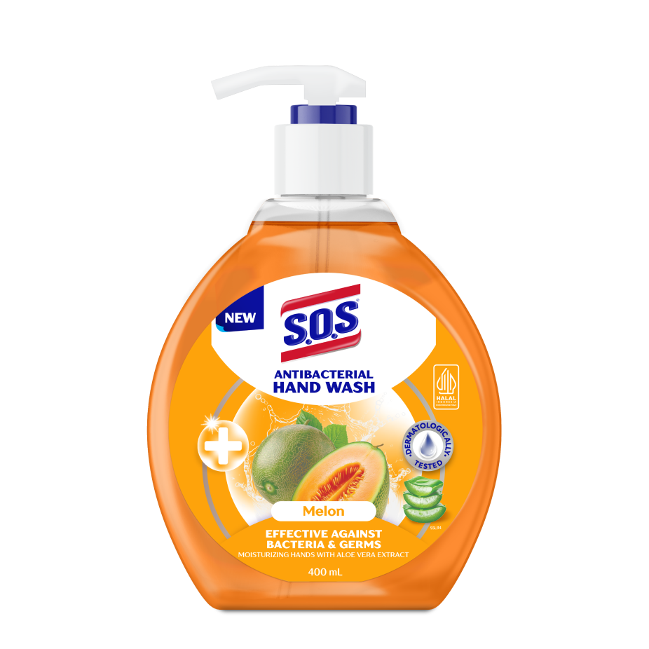 SOS Antibacterial Handwash – Melon