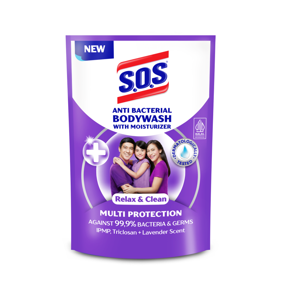 SOS Antibacterial Body Wash - Relax & Clean