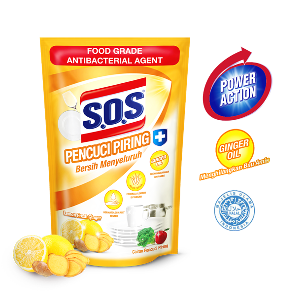 SOS Pencuci Piring - Lemon Fresh Ginger
