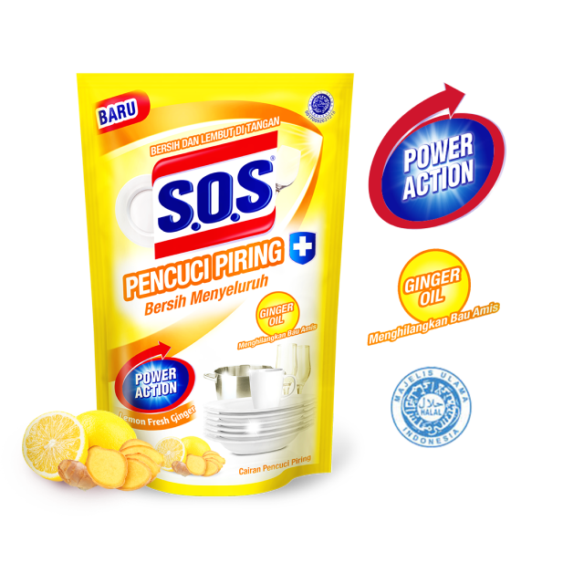 SOS Pencuci Piring - Lemon Fresh Ginger
