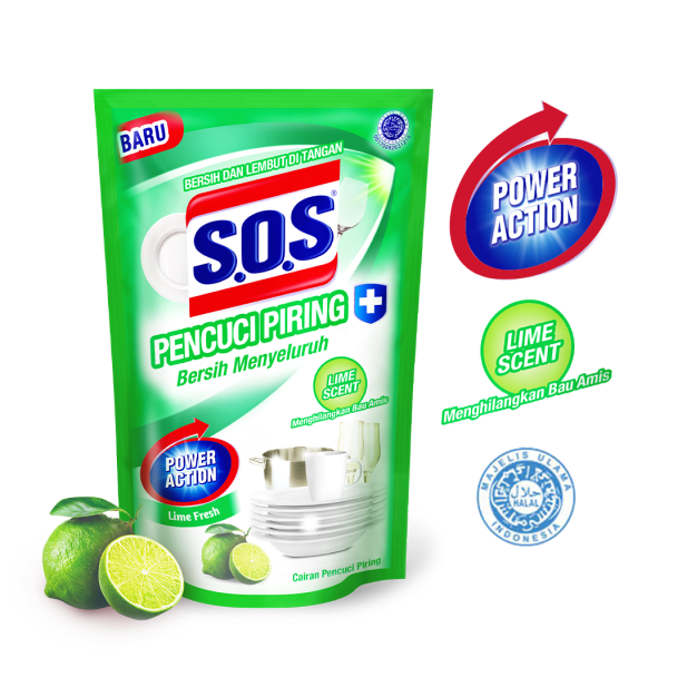SOS Pencuci Piring - Lime Fresh
