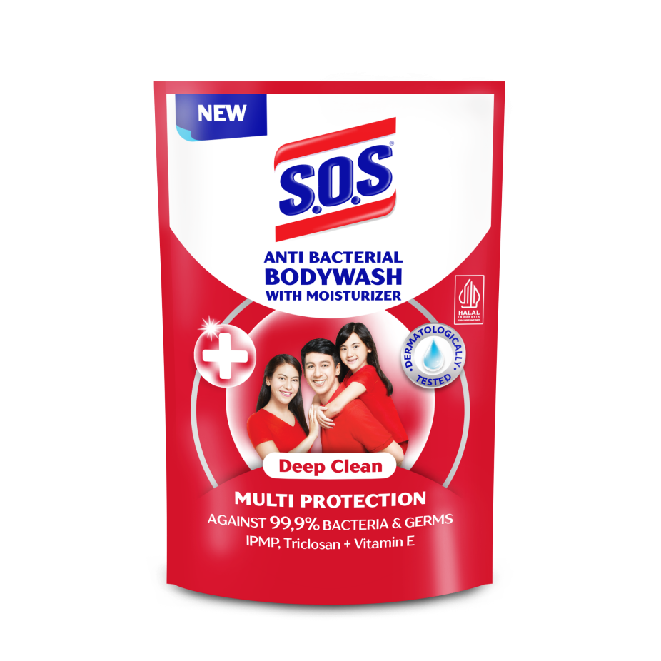 SOS Anti Bacterial Body Wash Deep Clean